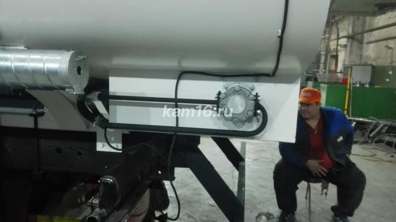 Автоцистерна для тех. воды ацн-10 КАМАЗ 65115 Е-5