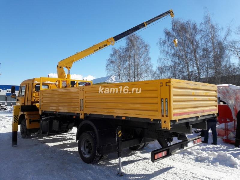 КАМАЗ 4308 с КМУ Soosan 513 5.3 тонн